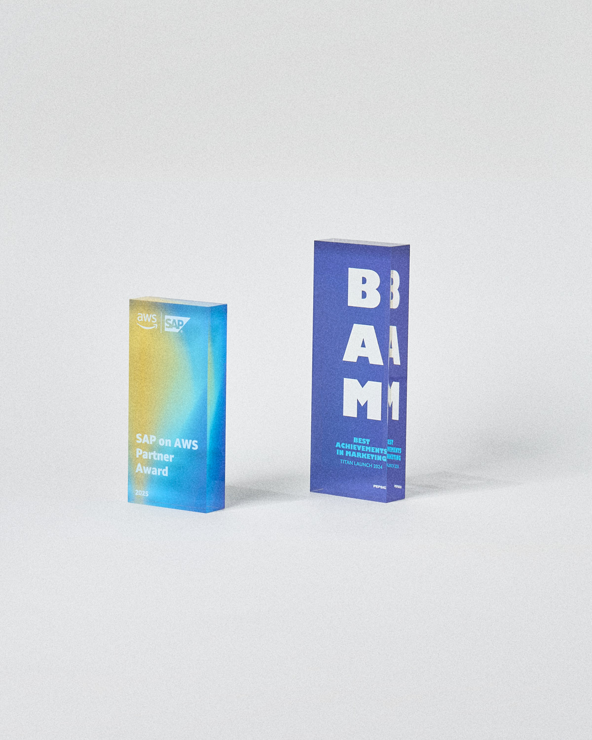 Troph&eacute;es en plexiglas personnalis&eacute;s Sustain Awards
